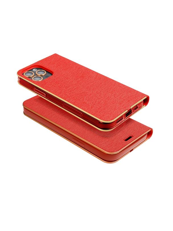 Kabura LUNA Book Gold do XIAOMI Redmi Note 13 PRO Plus 5G czerwony