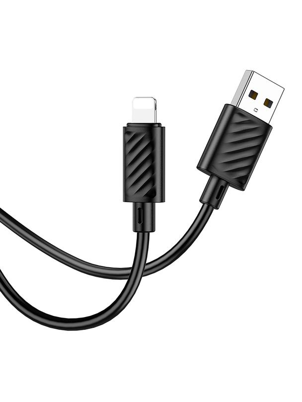 Kabel USB A do Lightning Hoco 2,4A 2 m X88 czarny