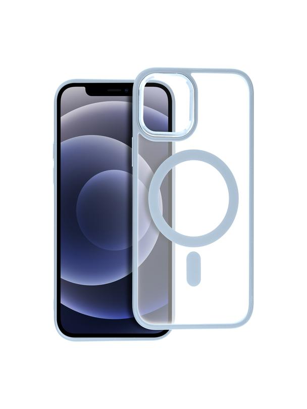 Futerał MATTE MAG COVER kompatybilny z MagSafe do IPHONE 12 / 12 Pro niebieski
