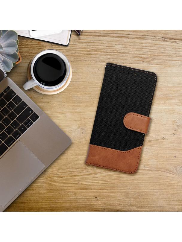 Kabura JEANS Book do IPHONE 17 Air czarny