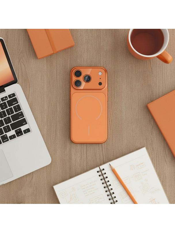 Futerał MAKE 17 kompatybilny z MagSafe do IPHONE 13 Pro pomarańczowy