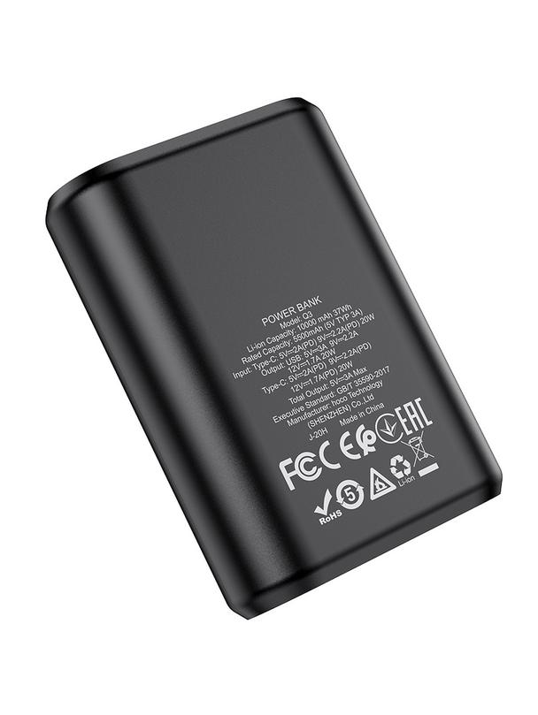 Powerbank Hoco 10000 mAh QC3.0 PD 3A 20W Q3 czarny