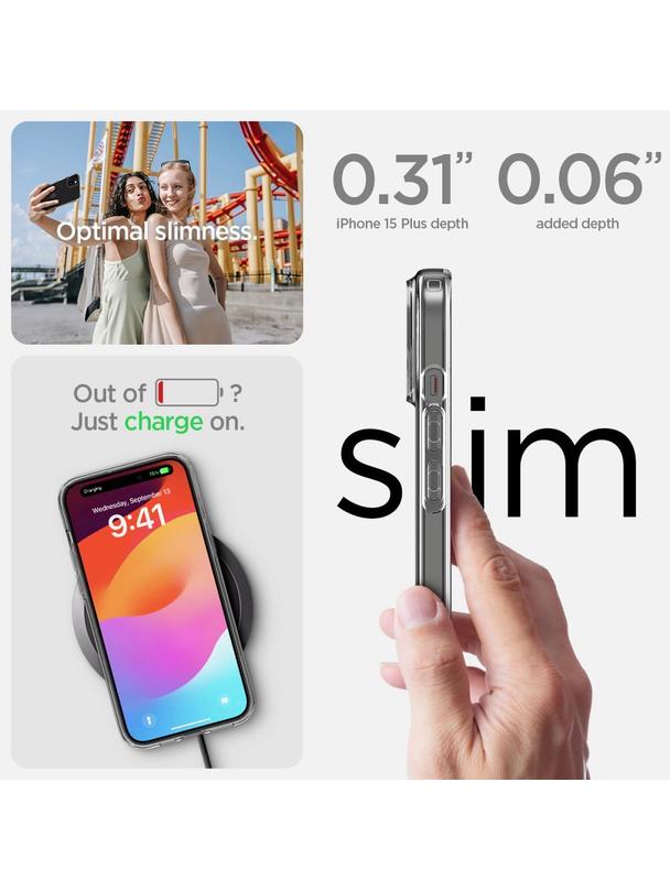 SPIGEN futerał LIQUID CRYSTAL do IPHONE 15 Plus transparent