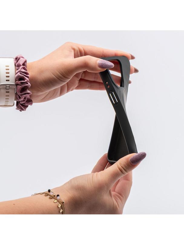 Silicone Zephyr Mag Cover kompatybilny z MagSafe do IPHONE 16 PRO czarny