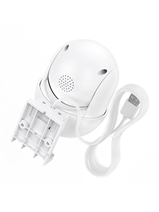 Kamera zewnętrzna Hoco 3MP Full HD Wi-Fi D2 biała