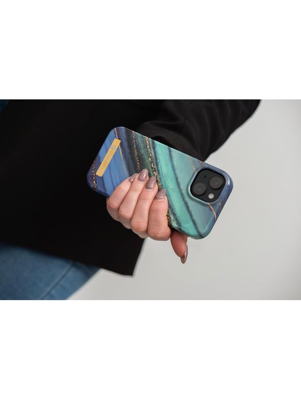 Etui na iPhone 15 Forcell F-Protect Mirage zgodny z MagSafe jade marble