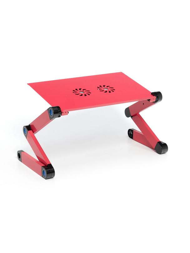 Podstawka pod laptop uniwersalna regulowana + chłodzenie YL-803 czerwona