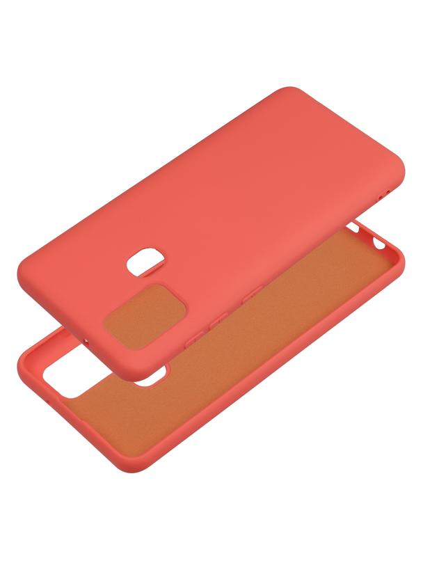 Futerał SILICONE do SAMSUNG A21S brzoskwiniowy