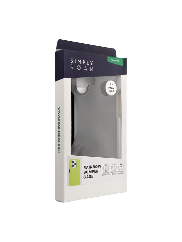 ROAR futerał RAINBOW BUMPER kompatybilny z MagSafe do IPHONE 16 czarny
