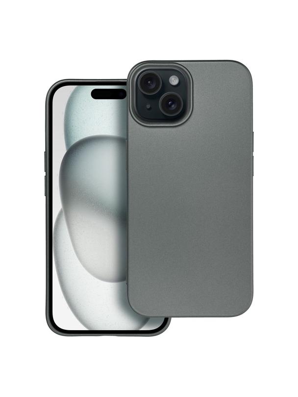 Futerał METALLIC do IPHONE 15 szary