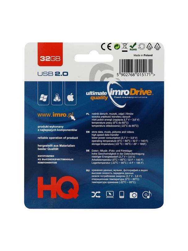 IMRO pendrive BLACK 32GB USB2.0