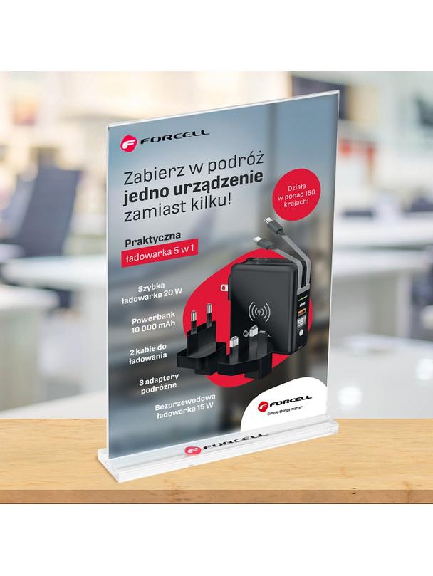 Stand reklamowy plexi Forcell