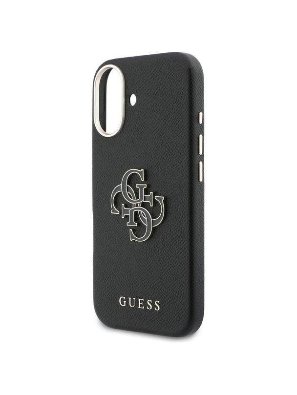 GUESS futerał do IPHONE 17 GUHCP17S5PS4RGGK (PU FW Resin Logo) czarny