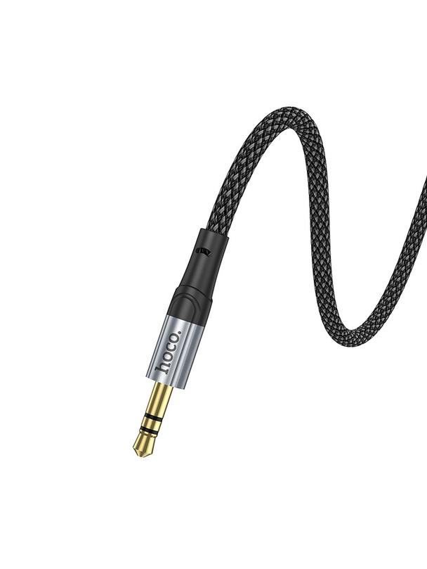 Kabel AUX USB C do Jack 3,5 mm Hoco 1 m UPA26 czarny