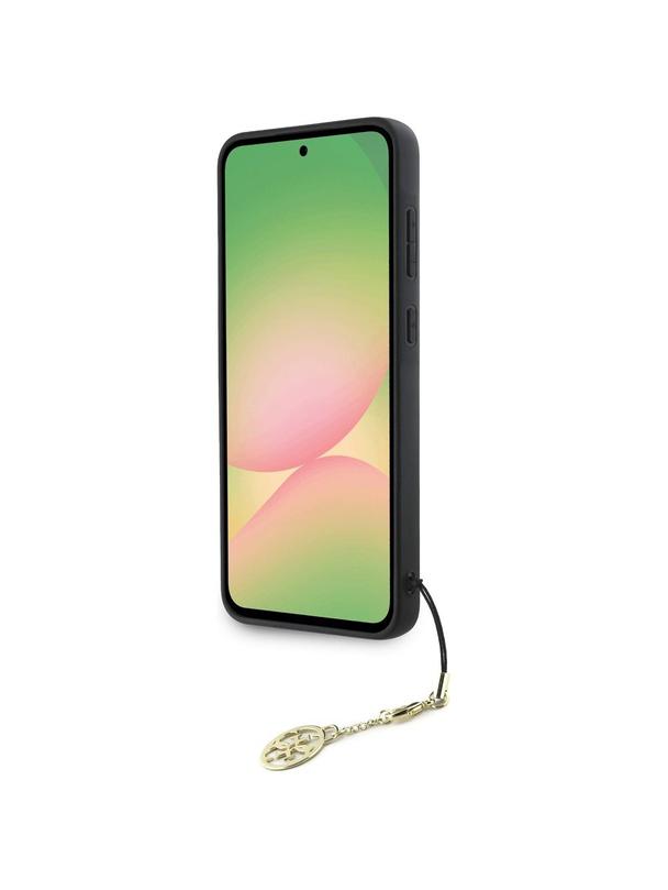 GUESS futerał do SAMSUNG A56 GUHCSA56GF4GBR (PU 4G Charm) brązowy