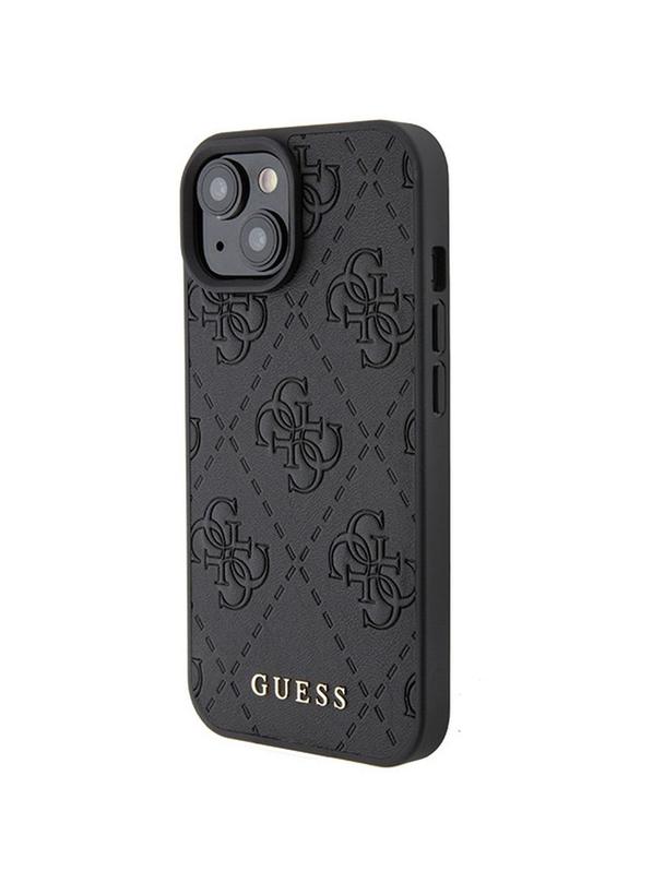 GUESS futerał do IPHONE 15 GUHCP15SP4EPMK (Quilted 4G Classic) czarny