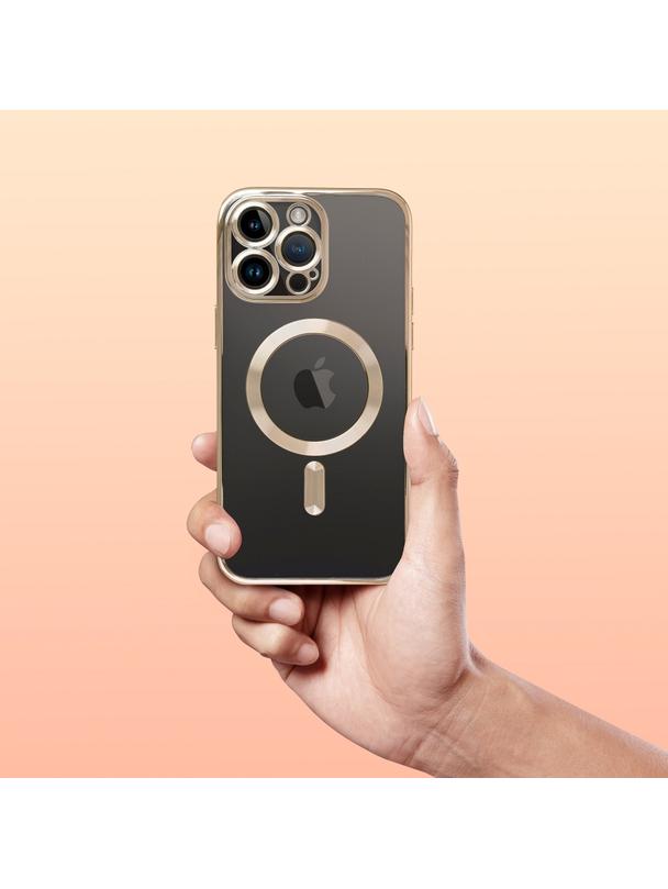 Futerał ELECTRO MAG COVER kompatybilny z MagSafe do IPHONE 11 złoty