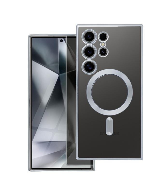 Futerał ELECTRO MAG COVER kompatybilny z MagSafe do SAMSUNG S26 Ultra srebrny