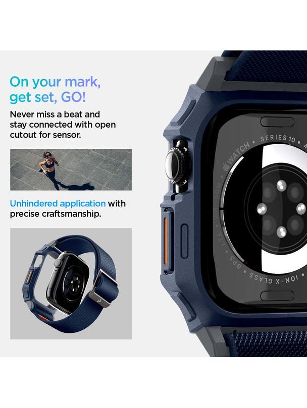 Futerał SPIGEN Lite Fit ”PRO” do Apple Watch 10 (46 MM) navy blue