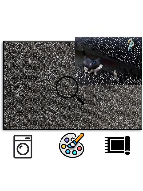 Mata ochronna pod krzesło wzór gamingowy 60 x 90 cm RC-K-1542