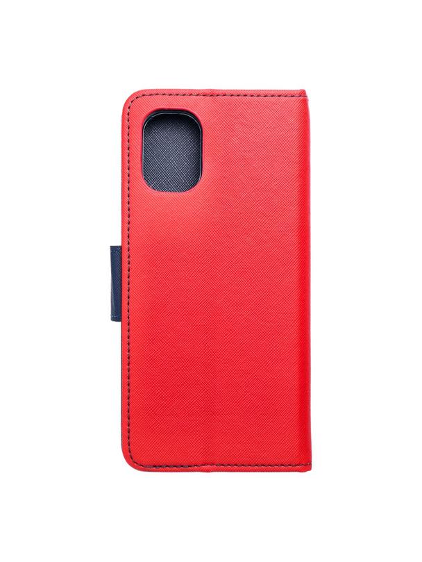 Kabura FANCY Book do MOTOROLA MOTO G55 5G czerwono granatowy