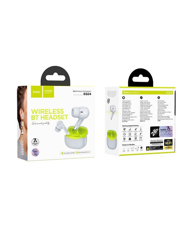 Słuchawki bezprzewodowe douszne Hoco TWS EQ24 szare