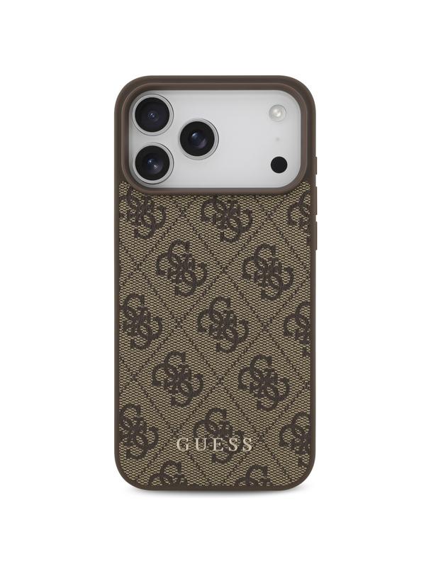 GUESS futerał do IPHONE 17 Pro Max GUHCP17XG4GFBR (PU 4G Classic) brązowy