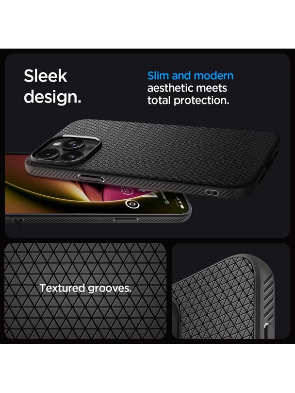 SPIGEN futerał LIQUID AIR do IPHONE 15 Pro matte black