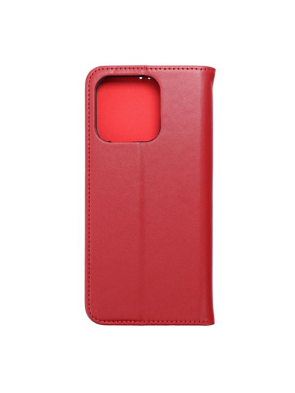 Kabura SMART PRO Book skórzana do XIAOMI Redmi 12C bordowy