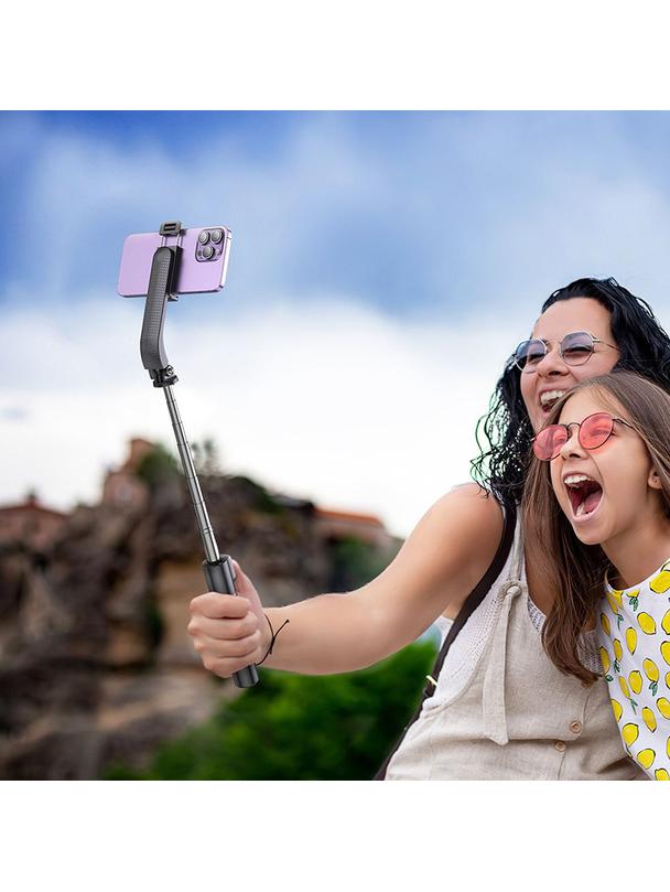 Selfie stick Hoco tripod z pilotem bezprzewodowym K20 czarny