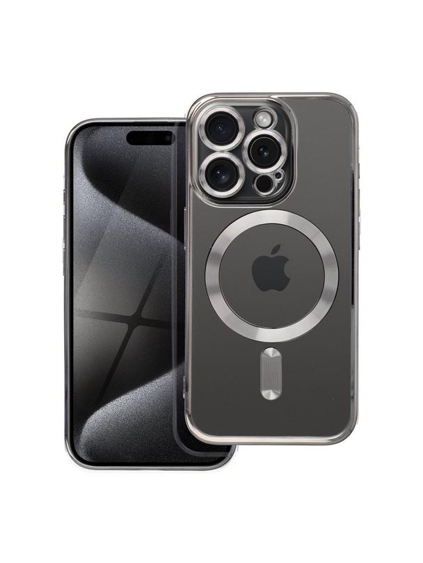 Futerał ELECTRO MAG COVER kompatybilny z MagSafe do IPHONE 17 Pro tytanowy szary
