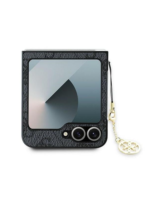 GUESS futerał do SAMSUNG Z Flip 6 GUHCZF6GF4GGR (HC PU 4G Charm) czarny