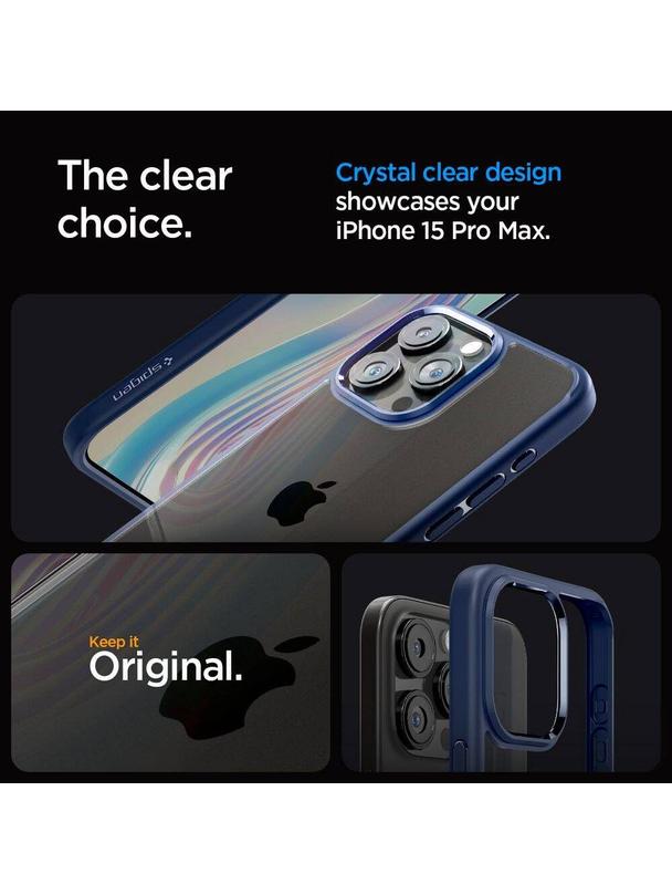 SPIGEN futerał ULTRA HYBRID do IPHONE 16 Pro Max navy blue