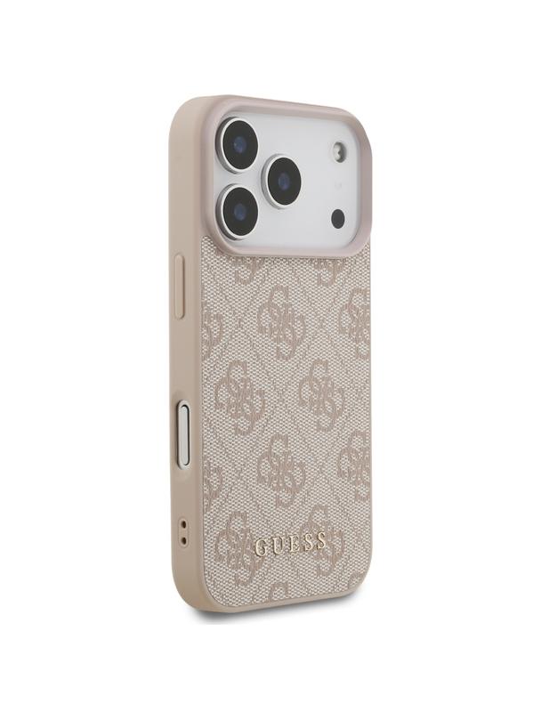 GUESS futerał do IPHONE 17 Pro GUHCP17LG4GFPI (PU 4G Classic) różowy