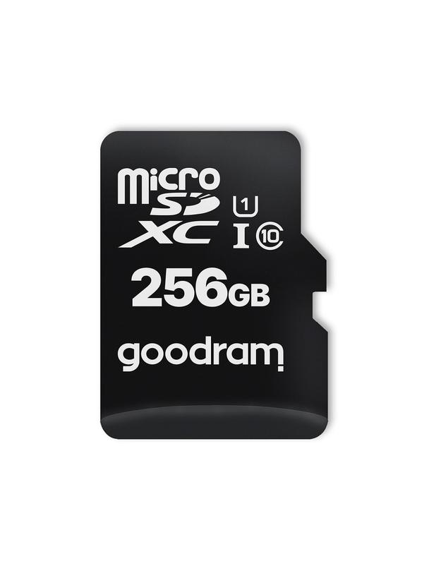 GOODRAM karta pamięci microSD 256GB 100MB/s class 10 UHS I z adapterem SD