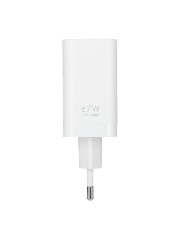Oryginalna Ładowarka Sieciowa Oppo SuperVOOC VCB7CAEH 67W Power Adapter biała bulk