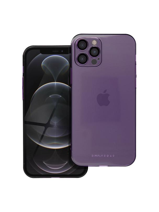 ROAR futerał PURE SIMPLE FIT do IPHONE 12 Pro Fioletowy