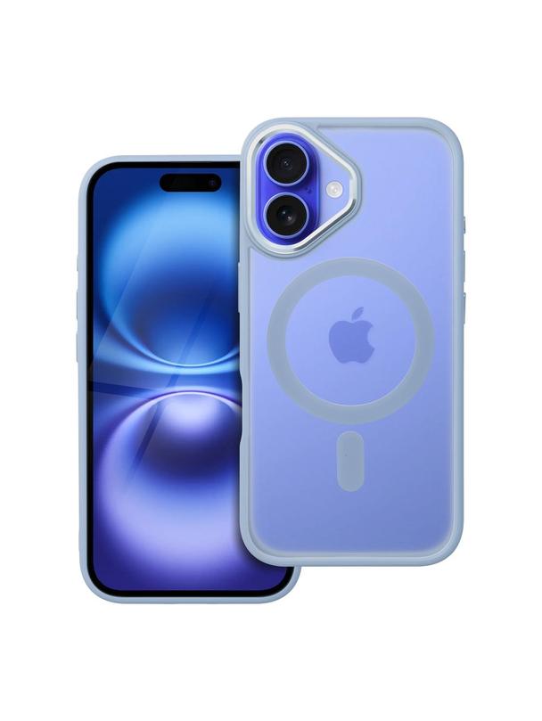Futerał MATTE MAG COVER kompatybilny z MagSafe do IPHONE 16 niebieski