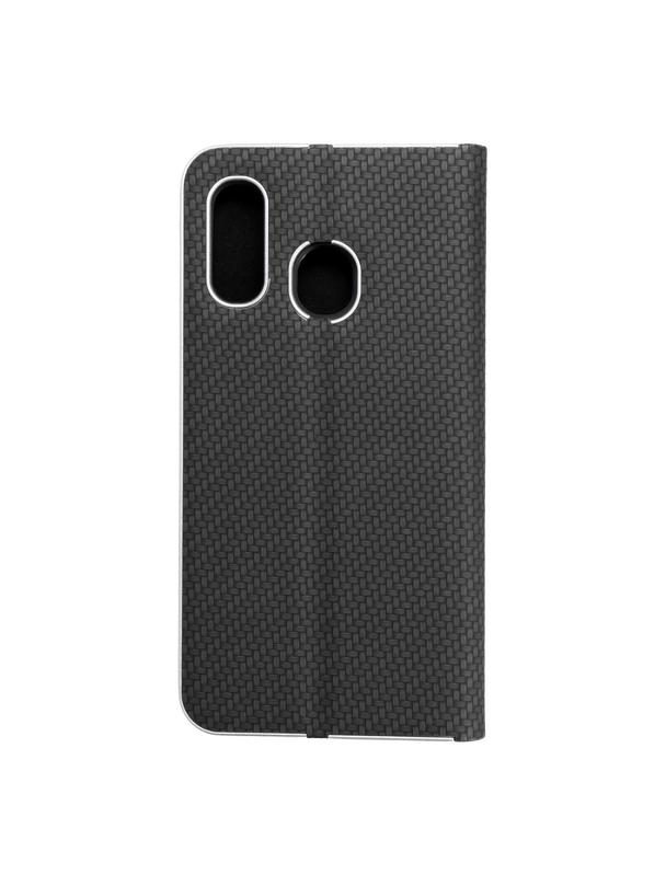 Kabura LUNA Book Carbon do SAMSUNG A40 czarny