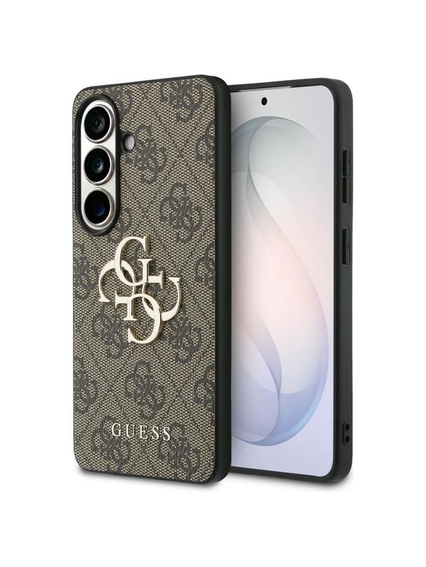 GUESS futerał do SAMSUNG S26 Plus GUHCS26M4GMGBR (4G Big Metal Logo) brązowy
