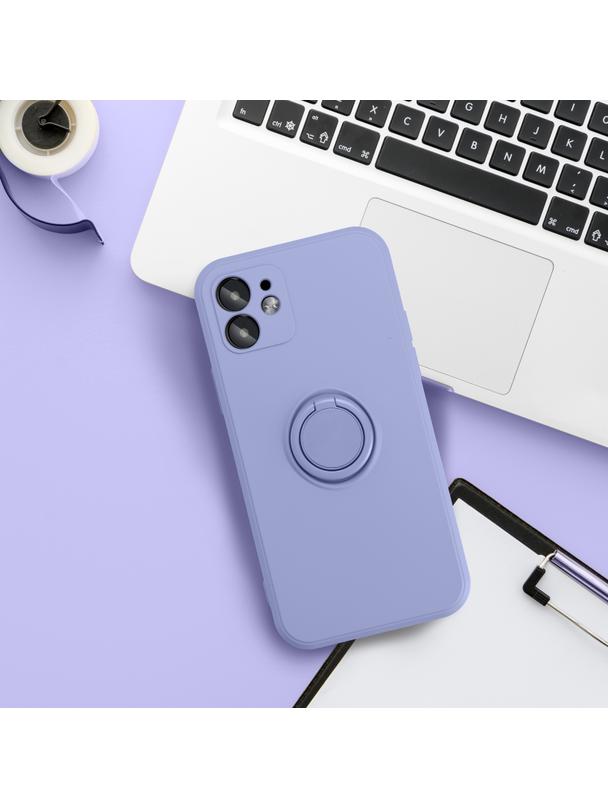 Futerał SILICONE RING do IPHONE 7 / 8 / SE 2020 / SE 2022 fioletowy