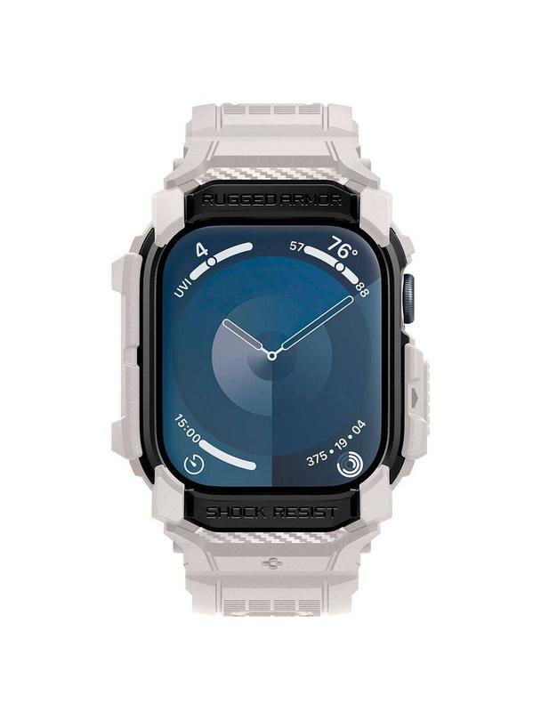 SPIGEN futerał RUGGED ARMOR "PRO" do APPLE Watch 10 (46 mm) dune beige