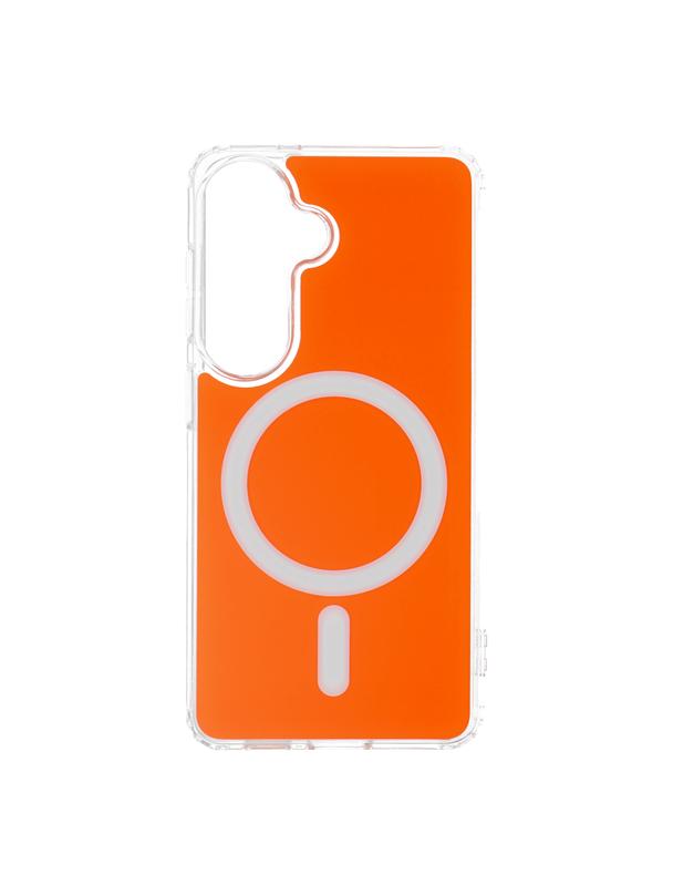 Futerał do Samsung S26 Clear Fusion Mag Cover zgodny z MagSafe hermes orange