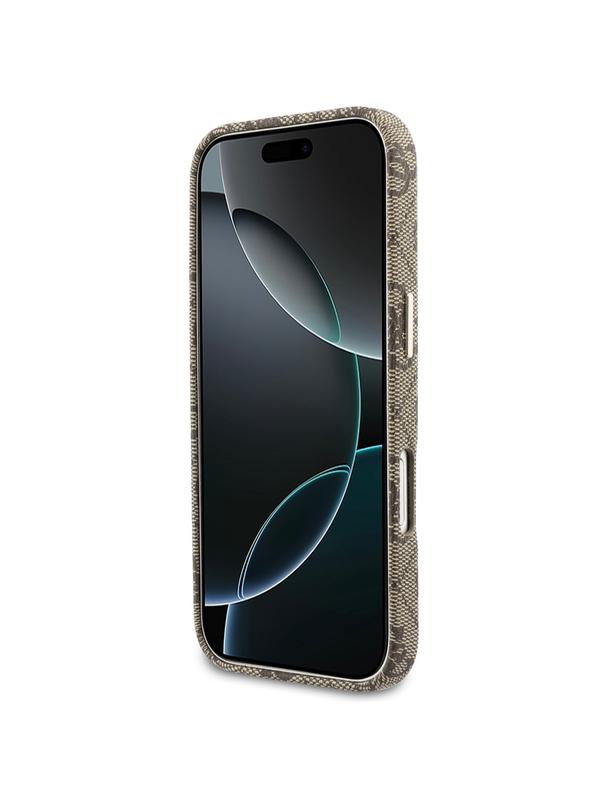GUESS futerał do IPHONE 17 kompatybilny z MagSafe GUHMP17S5P4FWMSW (PU FW 4G Script) brązowy