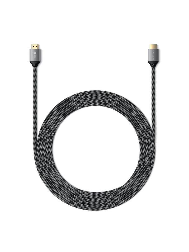 Kabel HDMI do HDMI Satechi ver.2.1 8K/60Hz lub 4K/120Hz 2 m ST-8KHC2MM szary