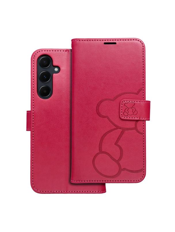 Kabura MEZZO Book do SAMSUNG A55 5G teddy bear magenta
