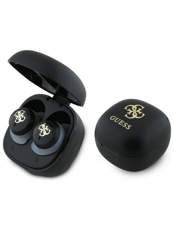 GUESS słuchawki bezprzewodowe bluetooth TWS GUTWSJ144ESK (Mini Iridescent 4G Printed Logo) czarne