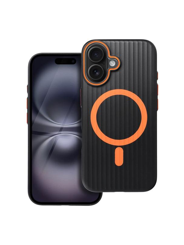 Futerał SIMPLY kompatybilny z MagSafe do IPHONE 16 tytan czarny