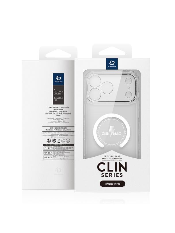 DUX DUCIS futerał CLIN MAG kompatybilny z MagSafe do IPHONE 17 Pro transparentny
