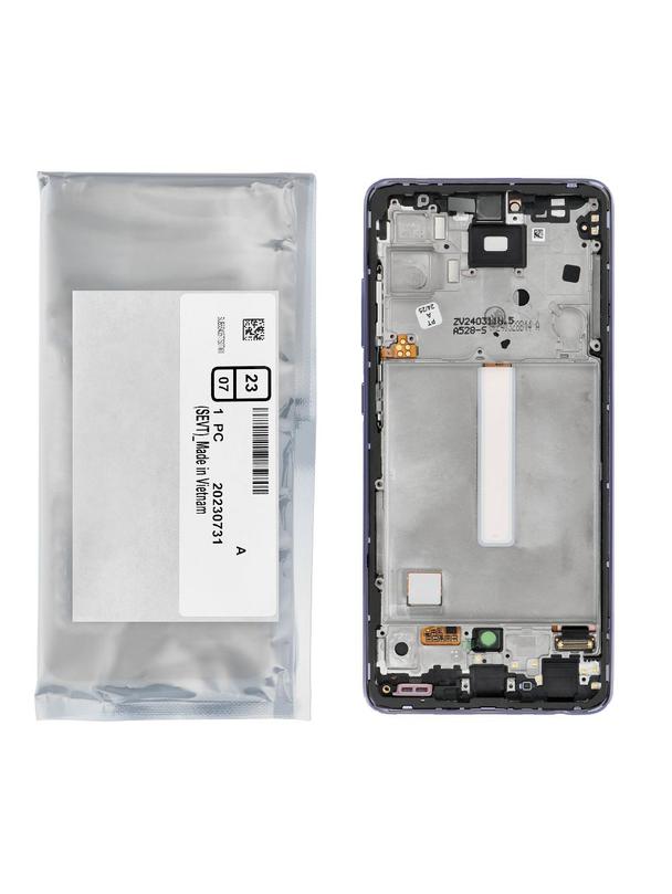 ServicePack Wyświetlacz LCD SAMSUNG  A52S 5G A528B GH82-26861C Purple